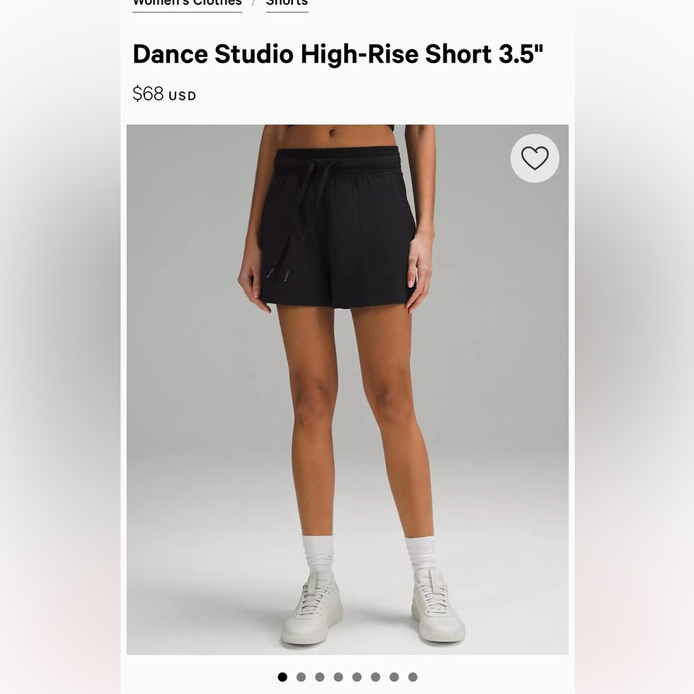Dance Studio High-Rise Short 3.5"
